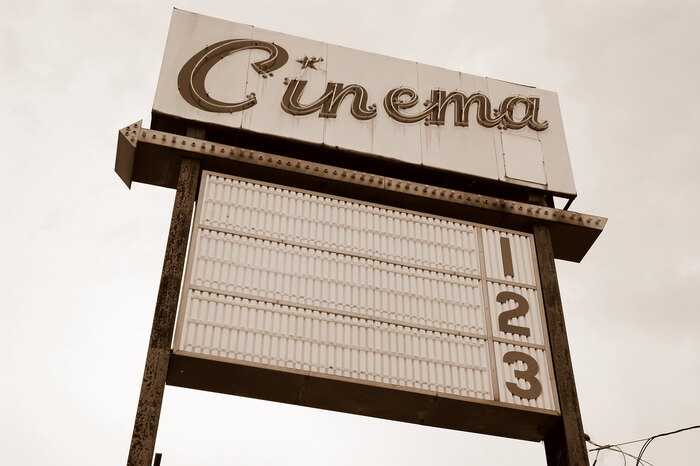Panneau Cinéma postmoderne