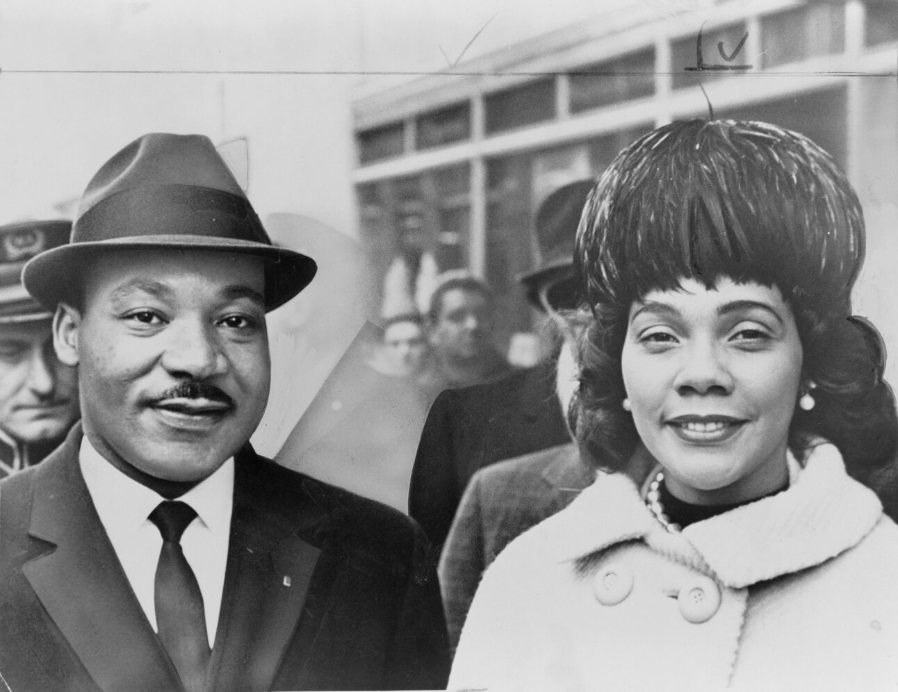 Photo d'illustration de Martin Luther King avec sa femme Coretta